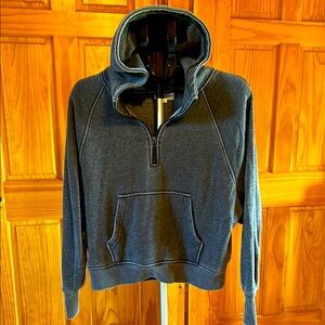 Grace & Lace women’s charcoal quarter zip sweatshirt